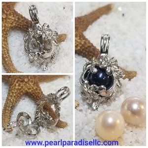 Flower Vine Cage Pendant